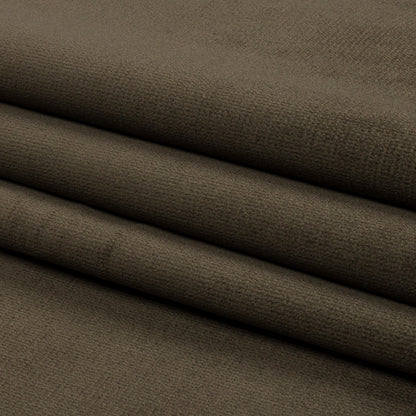 Gunmetal Solid Upholstery Velvet Folded