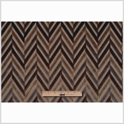Brown Geometric Velvet Full