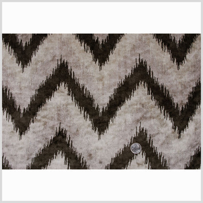 Gray Ikat Velvet - Full
