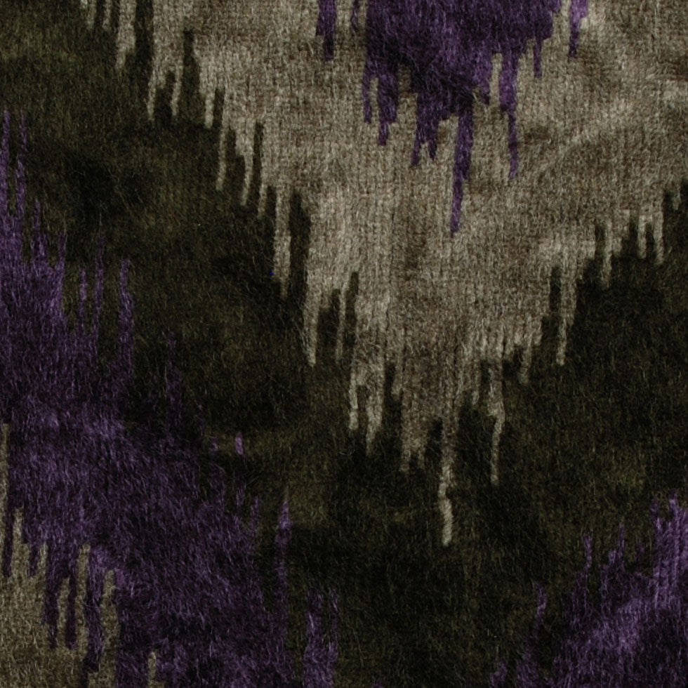 Purple Ikat Velvet Detail