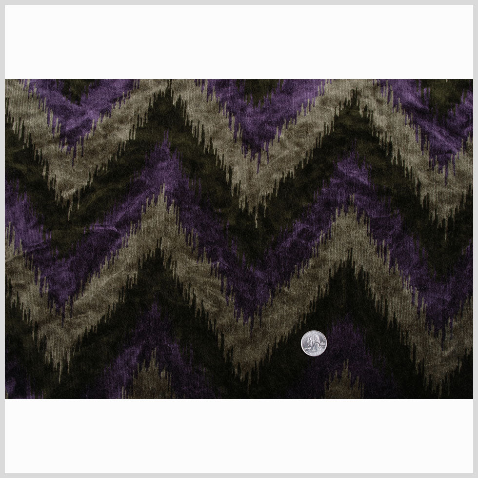 Purple Ikat Velvet Full