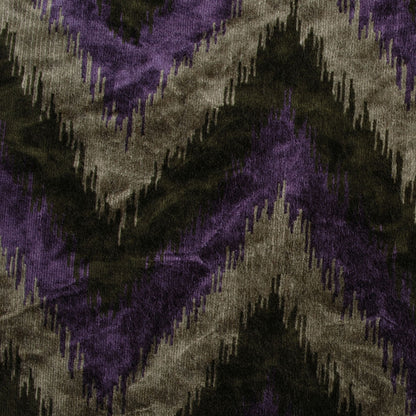 Purple Ikat Velvet