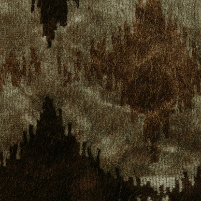 Brown Ikat Velvet Detail