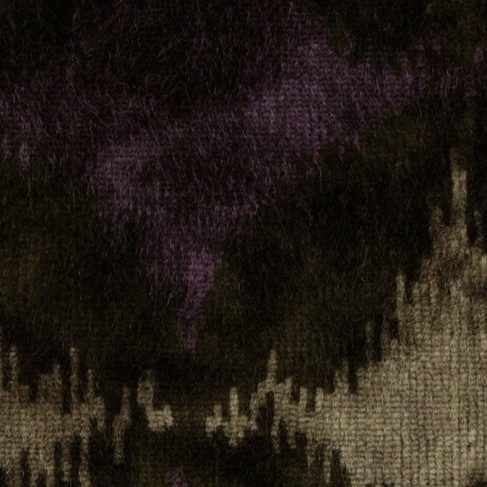 Purple Ikat Velvet - Detail