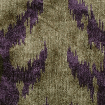 Purple Ikat Velvet Detail