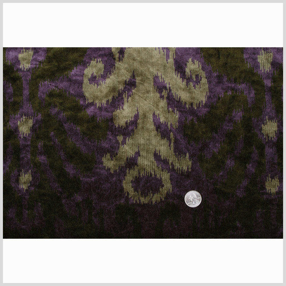 Purple Ikat Velvet Full