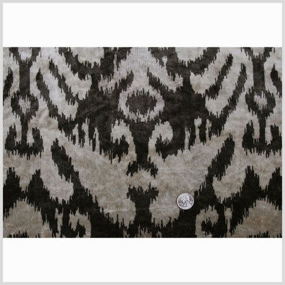 Gray Ikat Velvet Full