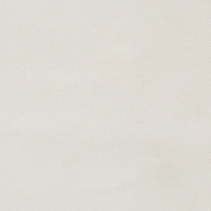 Ivory Solid Polyester Twill - Detail