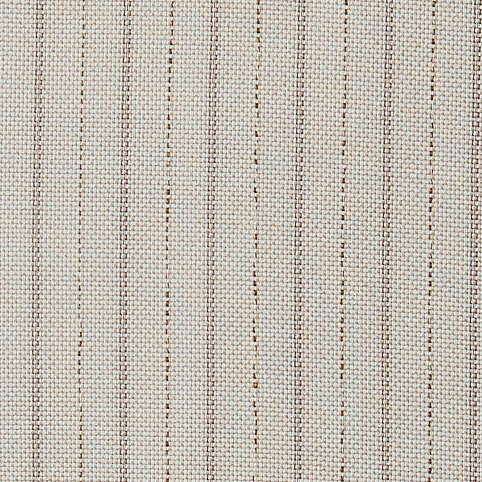Donna Karan Beige Striped Linen-Rayon Woven - Detail