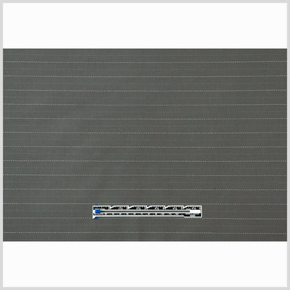 Gray Striped Cotton Blend - Full
