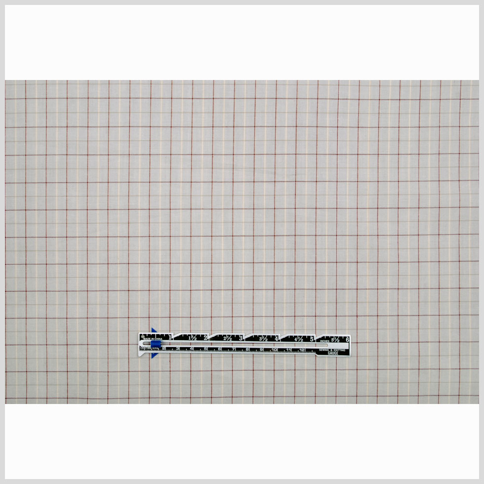 Japanese Gray Checks Cotton Shirting Full