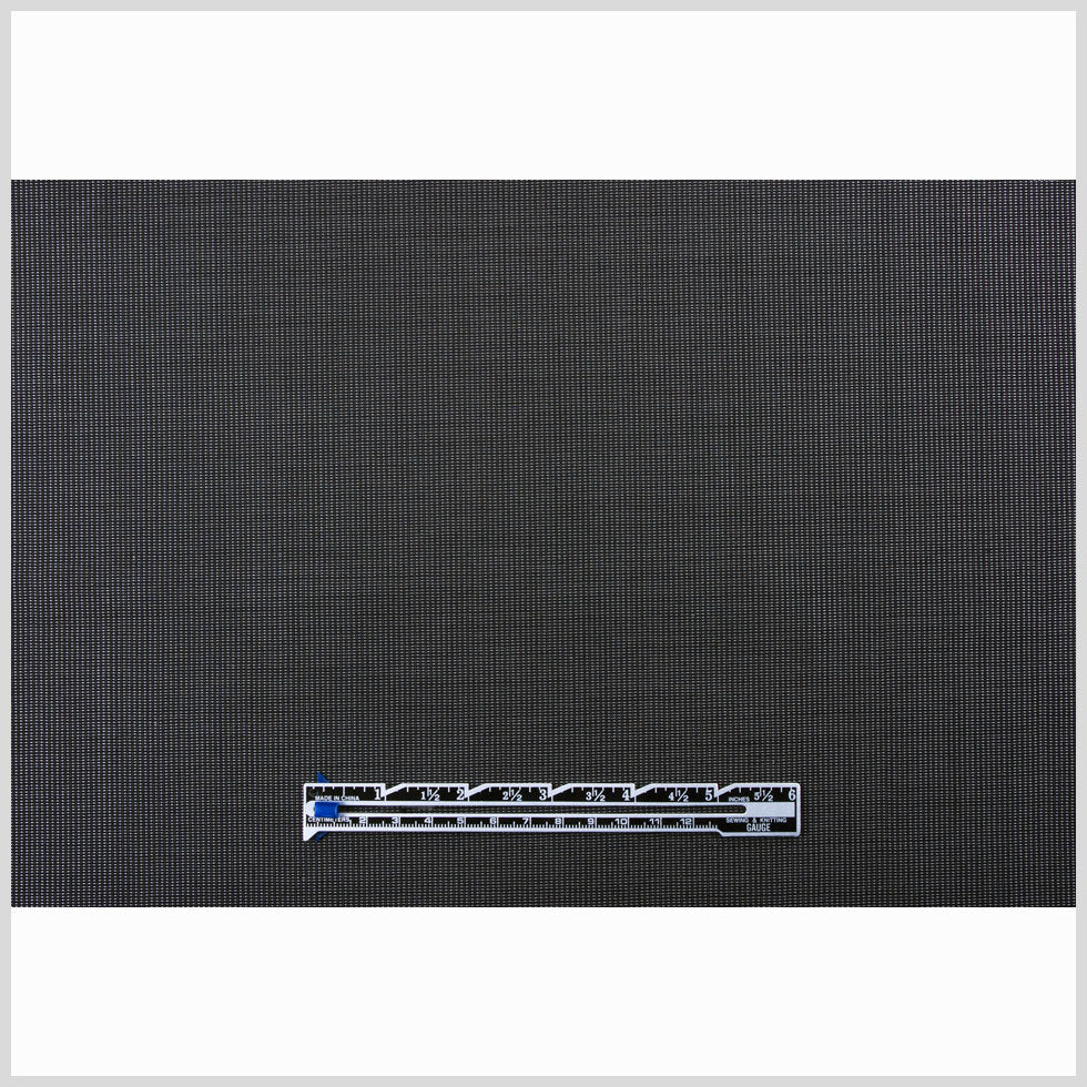 Italian Black Wool Blend Suiting Full