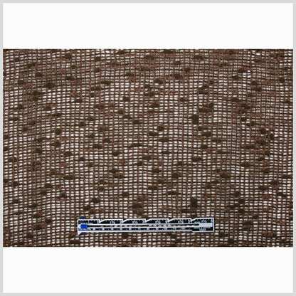 Italian Brown and Olive Wool Blend Netting Full