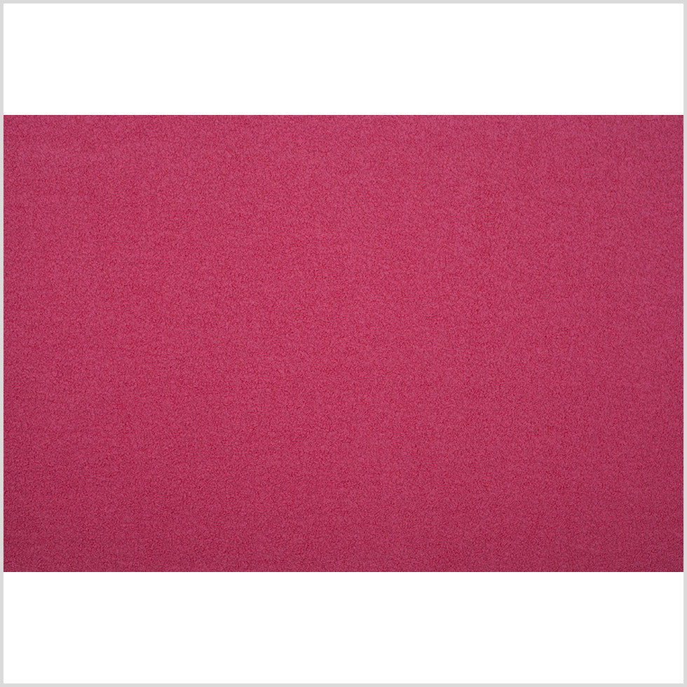 Holly Berry Italian Boucle Boiled Wool - Full