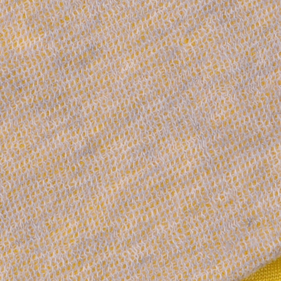 Italian Bright Yellow Double-Faced Contemporary Jersey - Detail