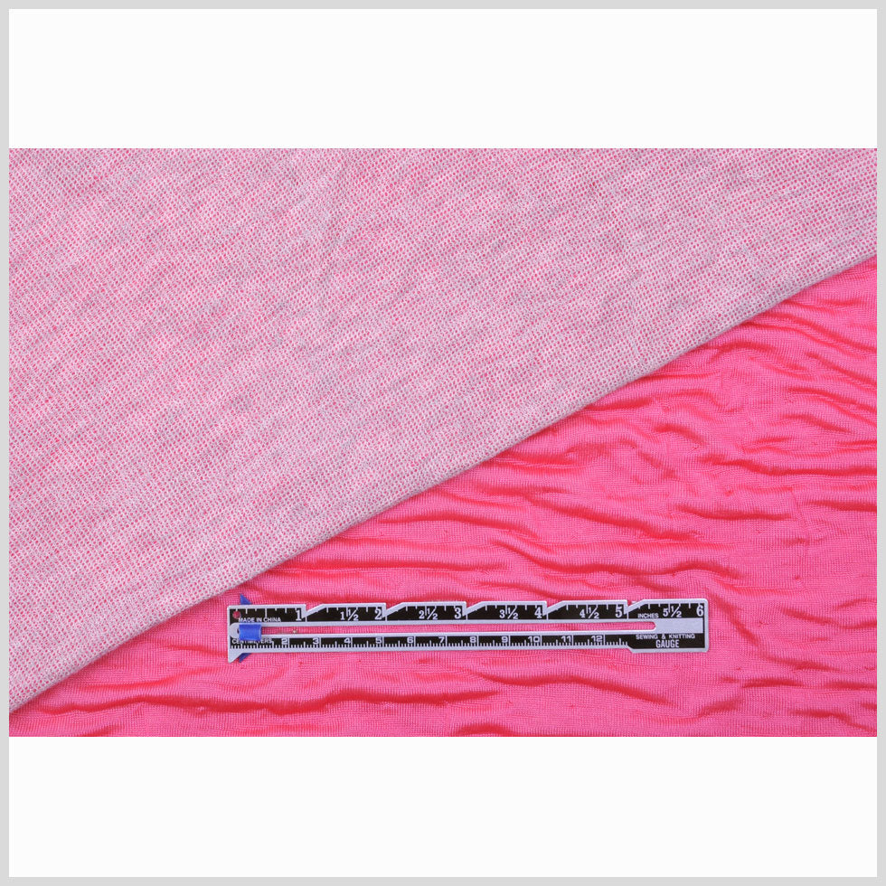 Italian Rose Pink Double-Faced Contemporary Jersey Full