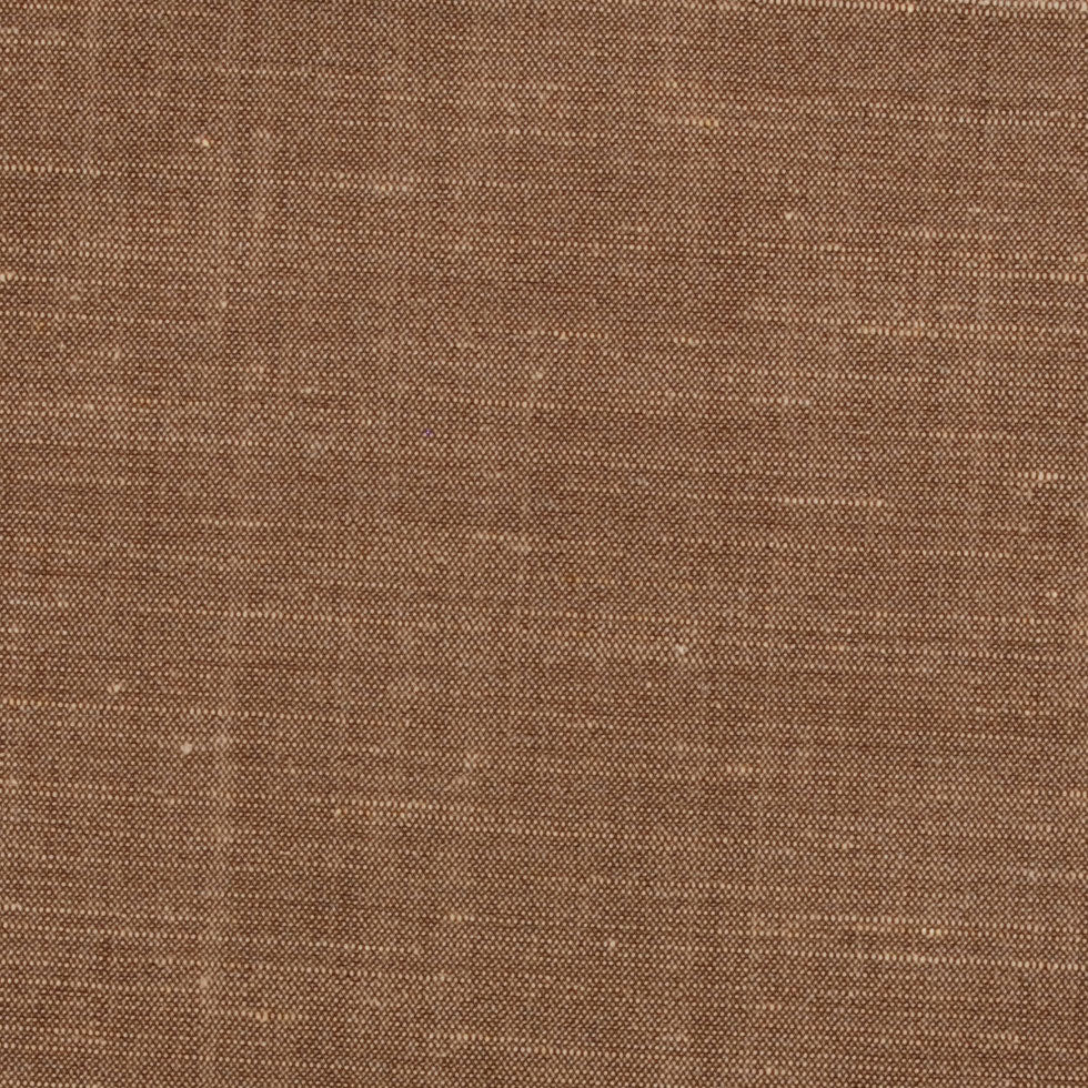 Italian Caramel Solid Wool-Blend Suiting - Detail