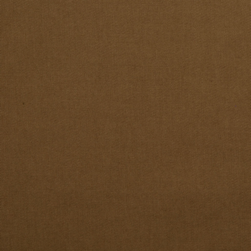 Italian Light Umber Stretch Cotton Twill
