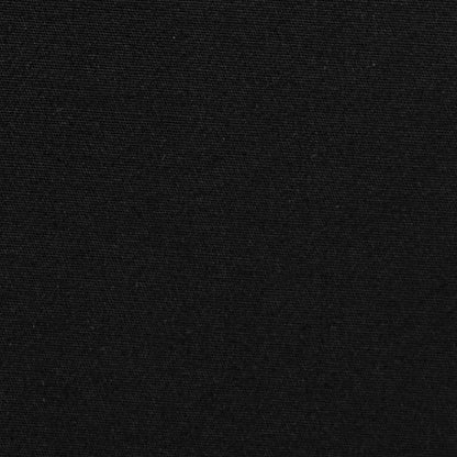 Italian Black Solid Cotton Shirting - Detail