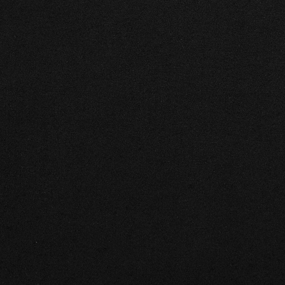 Italian Black Solid Cotton Shirting