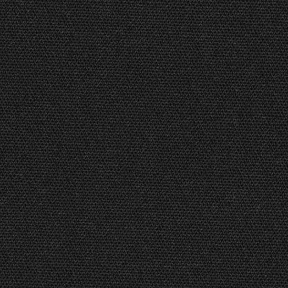 Japanese Black Solid Cotton Blend - Detail