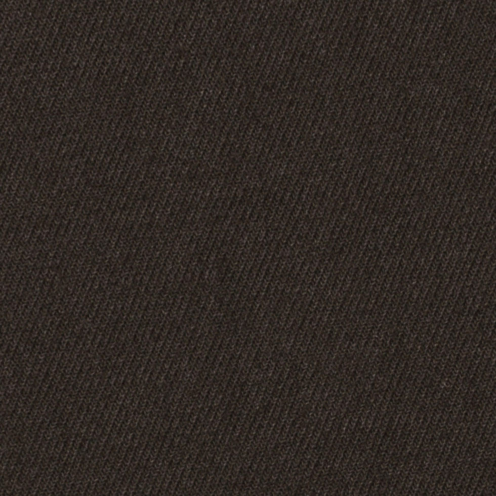 Italian Brown Solid Cotton Shirting - Detail