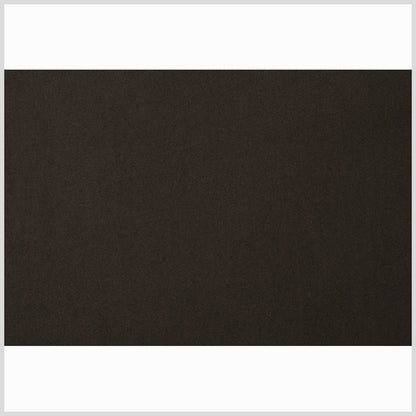 Italian Brown Solid Cotton Shirting - Full