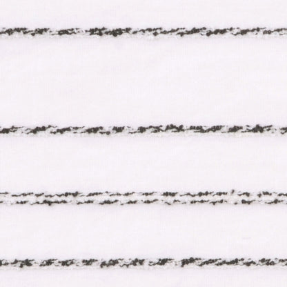 Italian Semi-Sheer White Striped Cotton-Blended Woven - Detail