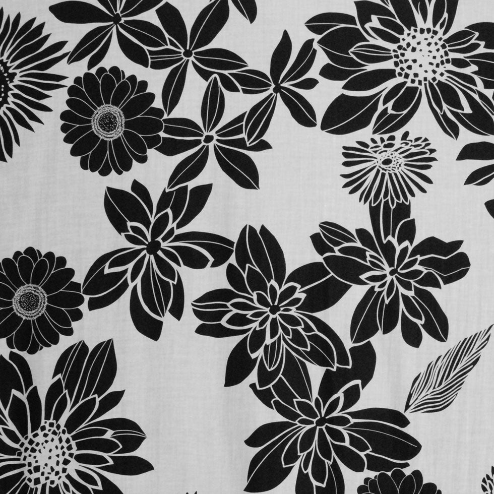 White Floral Cotton Batiste