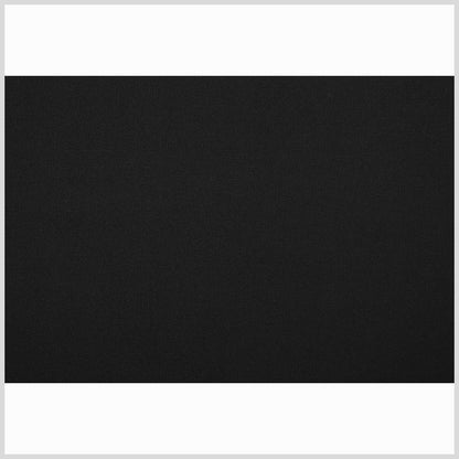 Italian Black Solid Suiting - Full