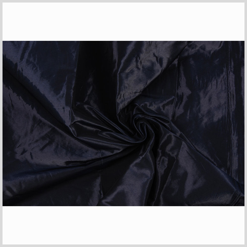 Midnight Navy Luminous Polyester Taffeta - Full
