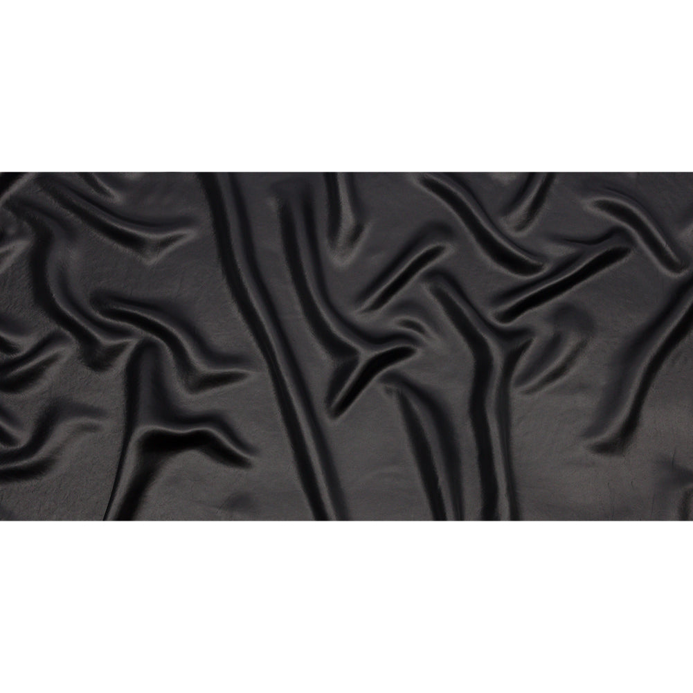 Black Acetate and Rayon Satin Full