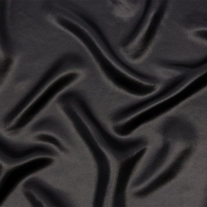 Black Acetate and Rayon Satin
