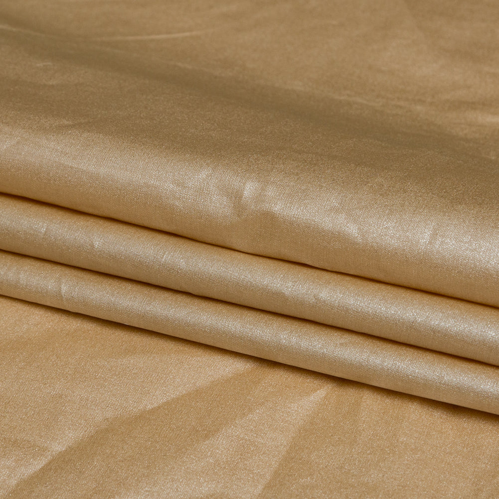 Italian Gold Solid Metallic Ramie - Folded