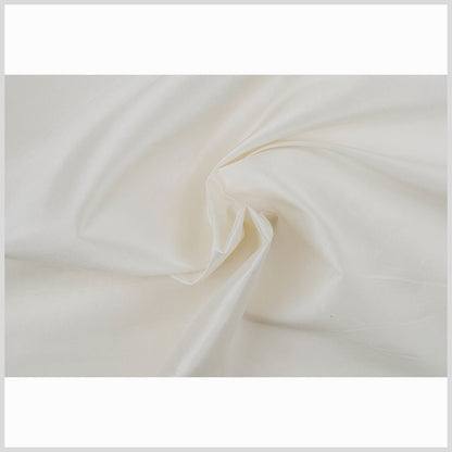 Ivory Polyester and Silk Lightweight Taffeta - Full