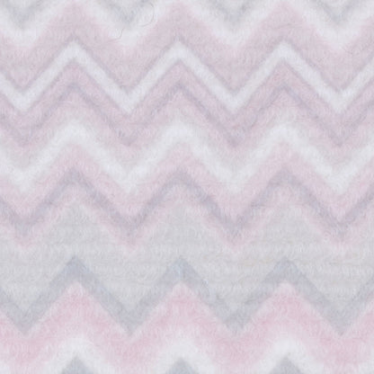 Pink-Ivory Zig Zag Missoni-like Brushed Wool Coating Detail