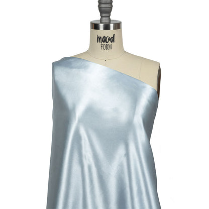 Light Blue Polyester Satin Drape