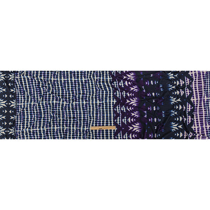 Navy, Purple, and Turtledove Geometric Polyester Jersey - Full