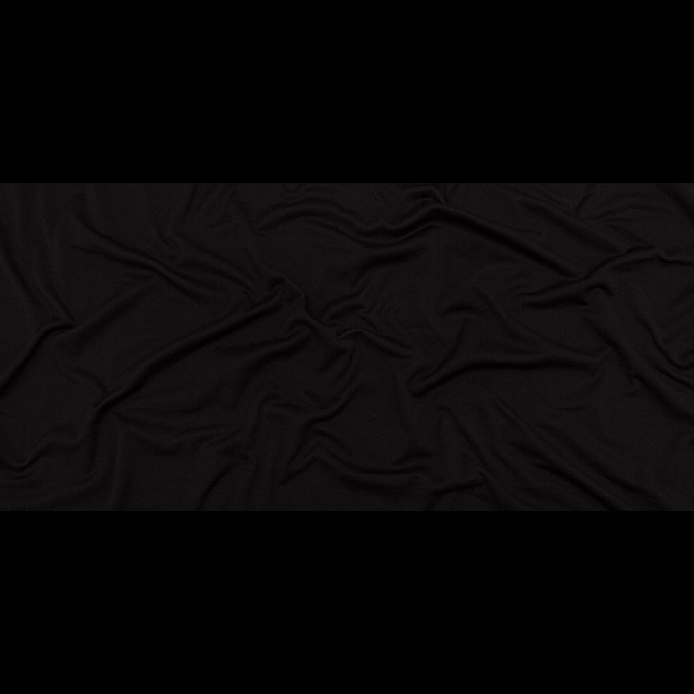 Black Polyester Knit Fleece Full