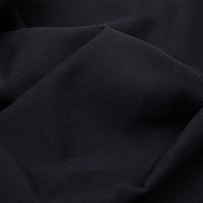 Black Iris Sturdy Wool Twill - Detail