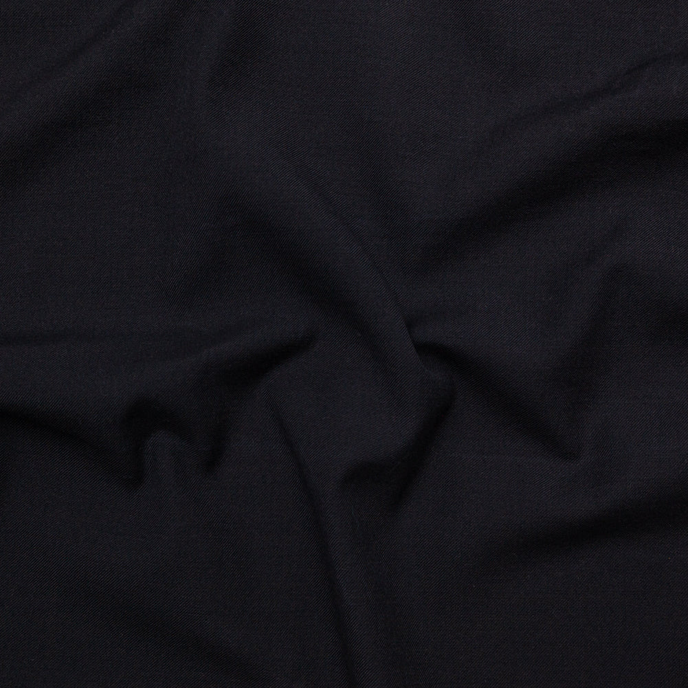 Black Iris Sturdy Wool Twill