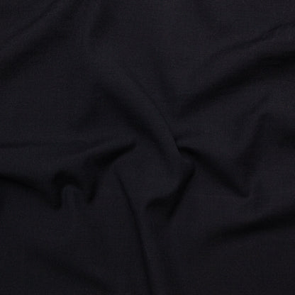 Black Iris Sturdy Wool Twill