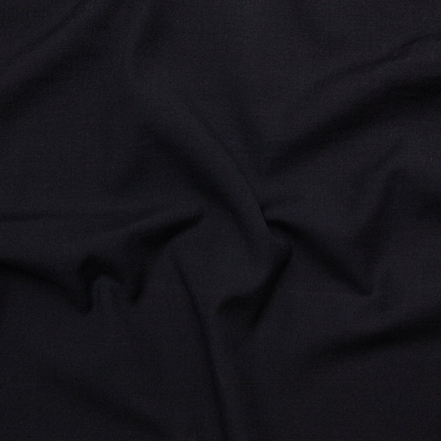 Black Iris Sturdy Wool Twill
