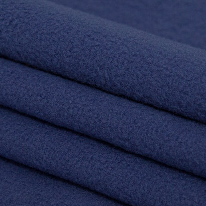 Gray Blue Double-Sided Polyester Fleece Folded