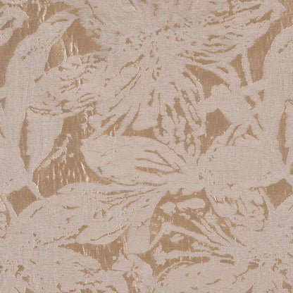 Metallic Gold Floral Silk-Viscose Brocade