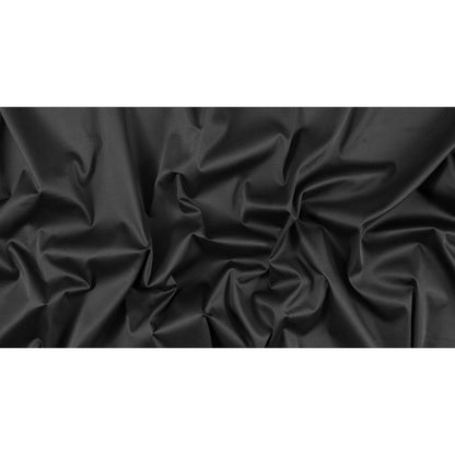 Black Stretch Cotton Sateen - Full