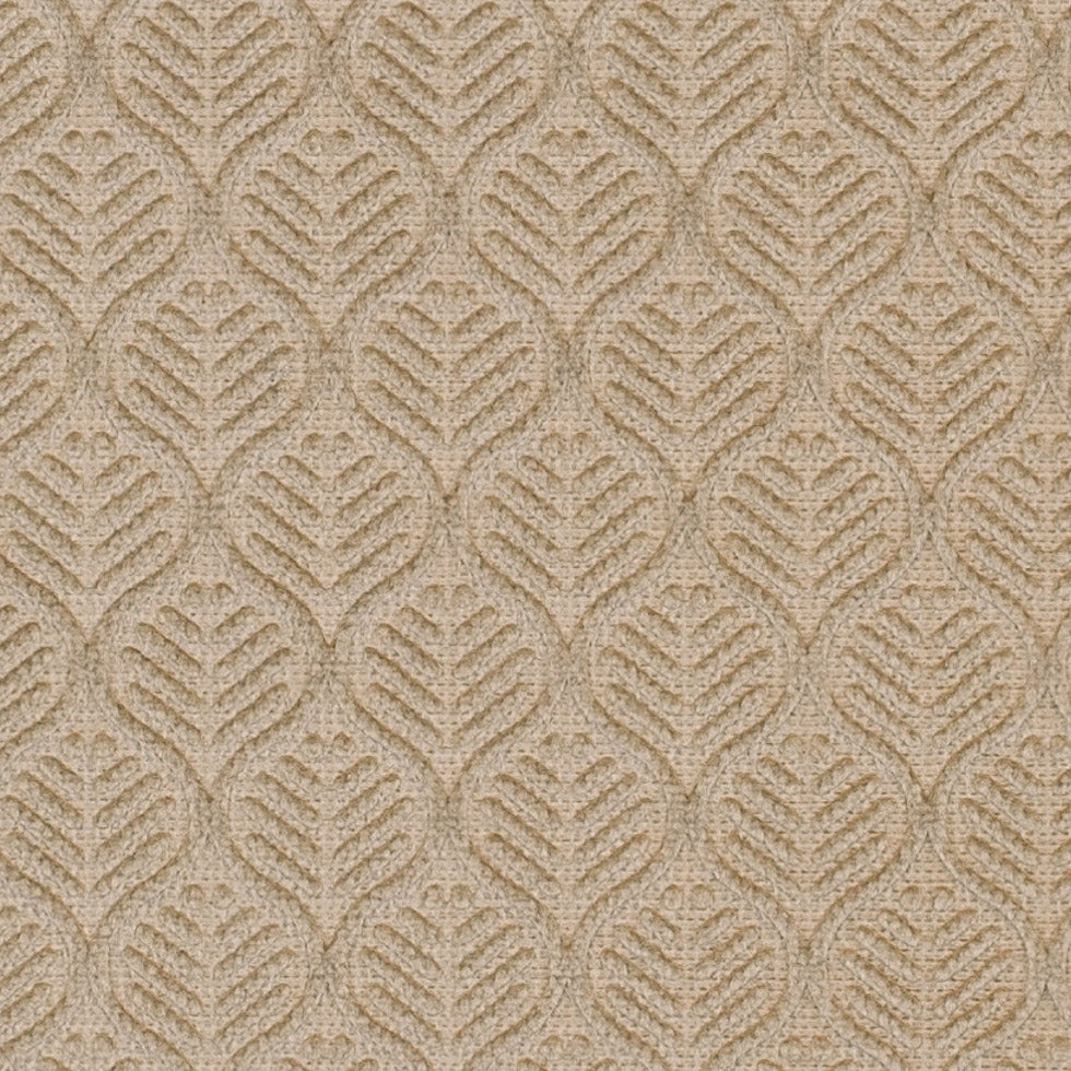 Pale Gold Geometric Cut Velvet Detail