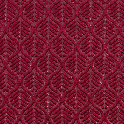 Ruby Geometric Cut Velvet - Detail