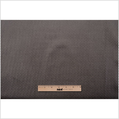 Stone Gray Dotted Cut Velvet - Full
