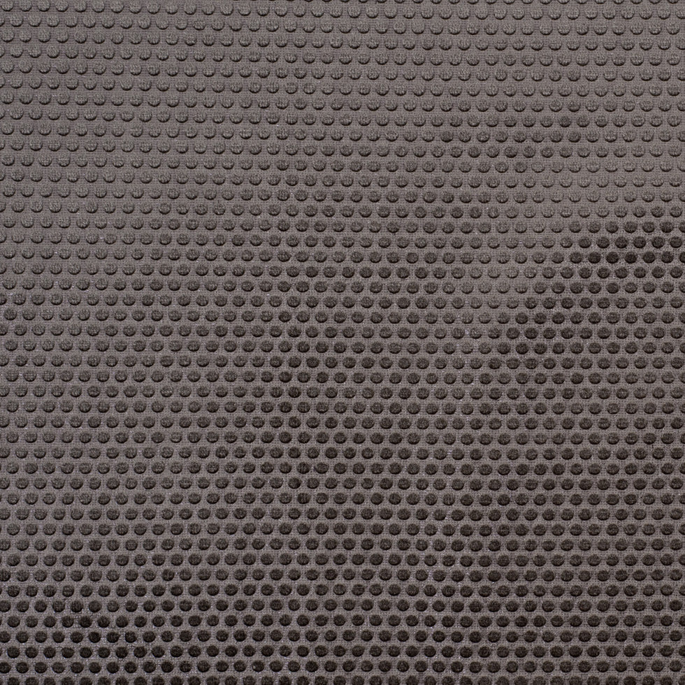 Stone Gray Dotted Cut Velvet